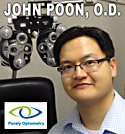 John Poon, OD BSc, optometrist operates  PurelyOptometry.ca