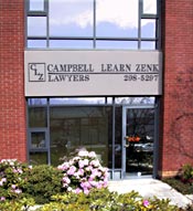 Front entrance to lawyers office building across the street from Bridge Movie Studios in Burnaby - CLICK FOR DETAILED STREET MAP TO OUR OFFICES just west of Boundary Rd. on the Vancouver-Burnaby border