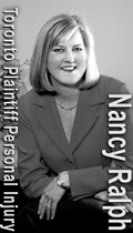 Nancy Ralph, Toronto Personal Injury Lawyer & Ontario Certified specialist in civil litigation is a Lerners LLP partner