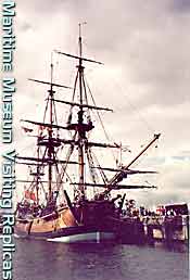 Replica of Capt. Cook's HMS Endeavor visits Victoria inner harbor & Vancouver maritime museum