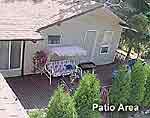 Patio as seen from above