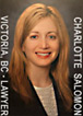 Charlotte Salomon, KC - real estate & commercial property lawyer, also handles foreclosures  downtown Victoria offices