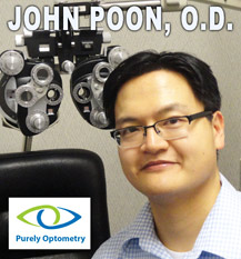  Janury 2015 photo Dr. John Poon, O.D. Optometrist in Victoria, new clinic is Purely Optometry by Jubilee Hospital on Fort Street