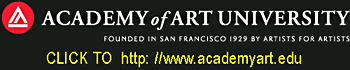 CLICK TO Academy of Art University: founded in San Francisco 1929 by artists for artists