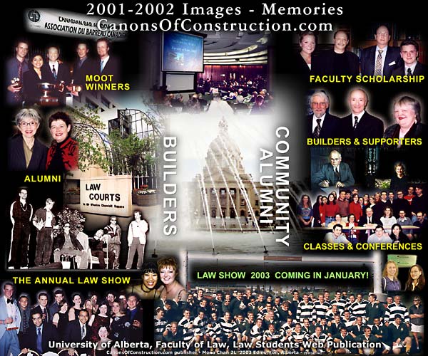 University of Alberta - Faculty of Law, law students web magazine photos of awards, alumni, events