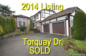 located in Saanich Lambrick Park area, this property photo shows Torquay Drive property located at top of driveway - listing  in  2014 sold