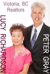 Victoria realtors Lucy Richardson and Peter Gray