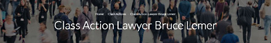 photo of large crowd of people walking in different directions in a downtown area - representing groups of individual clients & small businesses -  in class actions 